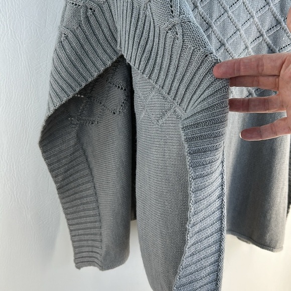 Madison 88 Cowl Neck Poncho Knit Sweater - Picture 7 of 10